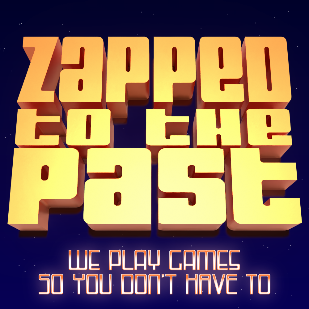 Zapped to the Past podcast logo — co-hosted by Graham Raddings